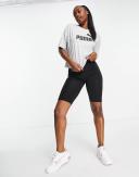 Puma Essentials Logo Cropped Women's Tee Grey