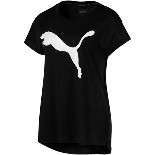 Puma Essentials Logo Cropped Women's Tee Grey