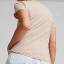 Puma Essentials Logo T-Shirt Beige L Woman