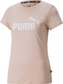 Puma Essentials Logo T-Shirt Beige L Woman