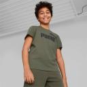 Puma Essentials Logo T Shirt, Size 9 - 10 Years, Green