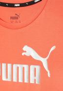 Puma Essentials Logo Tee in Pink M
