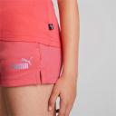 Puma Essentials Logo Tee in Pink M