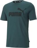 Puma Essentials Logo Tee. Mens. Varsity Green S