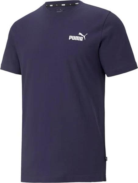 Puma Essentials Small Logo Tee - Mens - Peacoat