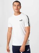 Puma Essentials Tape Tee in White XXXL