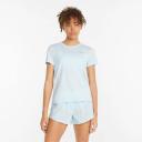 Puma, Favourite Heather Short Sleeve Women's Running Tee, Female, Blue, S, Apparel