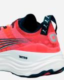 Puma ForeverRun Nitro Shoes Black Red Women - 37.5