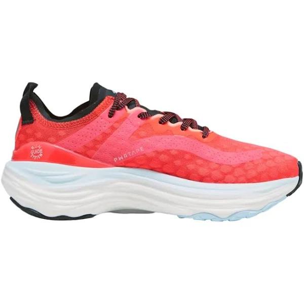 Puma ForeverRun Nitro Shoes Black Red Women - 37.5