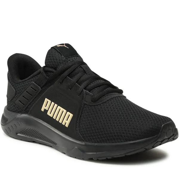 Puma FTR Connect Sneaker Unisex - Womens - Black/Gold - 9½ - AfterPay & zipPay Available