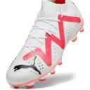 Puma Future Match.3 Adults Firm Ground Football Boots, Size 9, White