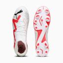 Puma Future Match FG/AG White/Black/Orange Footwear Size M 12.5 / W 14