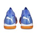 Puma Future Match It Indoor Soccer Shoes Blue/White/Orange - Size 9.5