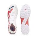 Puma Future Match TT Turf Soccer Cleat White/Black/Fire Orchid - Size 12.5