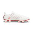 Puma Future Play FG/AG Men's Soccer Cleats Shoes, White/Fire Orchid, 9