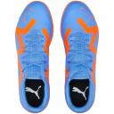 Puma Future Play It Football Boots, Blue Glimmer/White/Ultra Orange, Size 9. Shoes