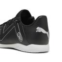 Puma Future Play It Indoor Junior Soccer Shoe Black/Silver - Size 7.5