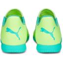 Puma Future Play It Indoor Junior Soccer Shoe Yellow/Black/Peppermint - Size 2.5