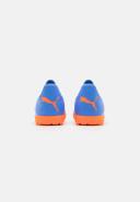 Puma Future Play TT Football Boots, Blue Glimmer/White/Ultra Orange, Size 9