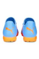 Puma Future Play Astro Turf Kids Football Trainers Blue/Orange UK 5.5
