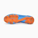 Puma Future Pro FG/AG Soccer Cleats Shoes, Blue Glimmer/White/Ultra Orange, 12.5