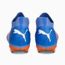 Puma Future Pro FG/AG Soccer Cleats Shoes, Blue Glimmer/White/Ultra Orange, 12.5