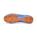 Puma Future Pro FG/AG Soccer Cleats Shoes, Blue Glimmer/White/Ultra Orange, 12