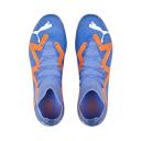 Puma Future Pro FG/AG Soccer Cleats Shoes, Blue Glimmer/White/Ultra Orange, 12