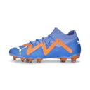Puma Future Pro FG/AG Soccer Cleats Shoes, Blue Glimmer/White/Ultra Orange, 12