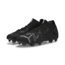 Puma Future Ultimate FG/AG Soccer Cleats Shoes, Black/White, 10.5