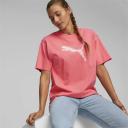Puma Her Tee Pink, Womens Short-Sleeved T-Shirt, Size L - Color Loveable