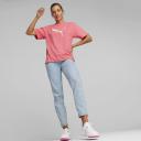 Puma Her Tee Pink, Womens Short-Sleeved T-Shirt, Size L - Color Loveable