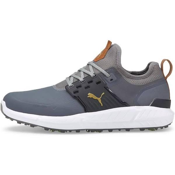 Puma Ignite Articulate Golf Shoes - Quiet Shade/Puma Team Gold/Puma Black - Size: 10.5 M