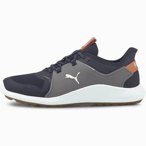 Puma Ignite Fasten8 Golf Shoes - Navy/Silver/Quiet Shade