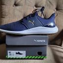 Puma Ignite NXT Lace Golf Shoes - Peacoat/Team Gold/White - Size: 12 M