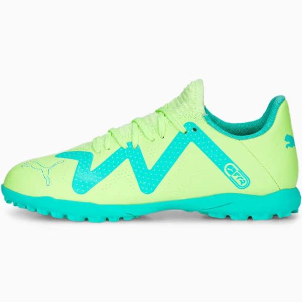 Puma Junior Future Play TT Turf Soccer Shoes, Yellow/Black / 2