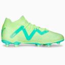 Puma Kids Future Match FG/AG Soccer Cleats, Yellow/Black / 6