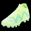 Puma Kids Future Match FG/AG Soccer Cleats, Yellow/Black / 6