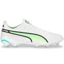 Puma King Ultimate FG/AG Firm Ground Soccer Cleats, White/Black / 7.5