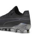 Puma King Ultimate FG - Black/Asphalt - Size 11