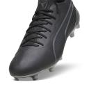 Puma King Ultimate FG - Black/Asphalt - Size 11