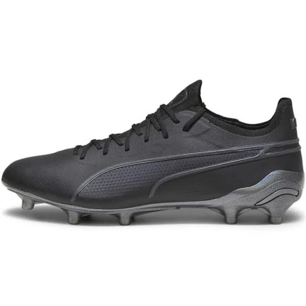 Puma King Ultimate FG - Black/Asphalt - Size 11