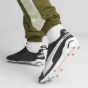 Puma King Ultimate FG Soccer Cleats, Men's, M11/W12.5, Black/White