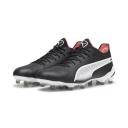Puma King Ultimate FG Soccer Cleats, Men's, M11/W12.5, Black/White