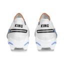 Puma King Ultimate FG Soccer Cleats - White & Blue - 1 Each
