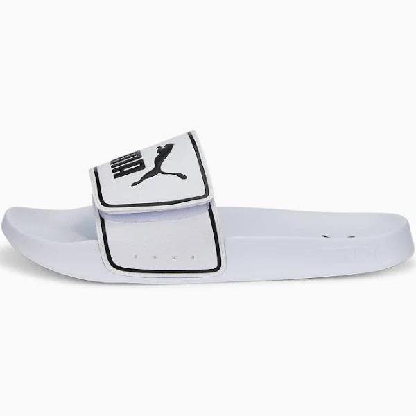 Puma Leadcat 2.0 Men's Velcro Slides in Black - Size 10