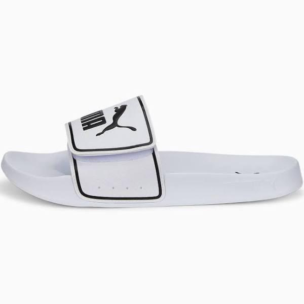Puma Leadcat 2.0 Slides, White/Black, 12