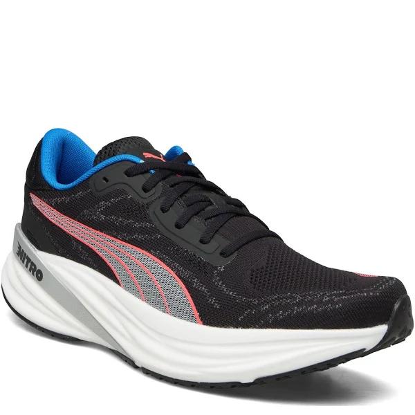 Puma Magnify Nitro 2 Shoes Black Red Blue - 44