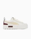Puma Mayze Luxe Shoes White Maroon Women - 39