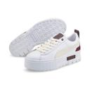 Puma Mayze Luxe Shoes White Maroon Women - 39